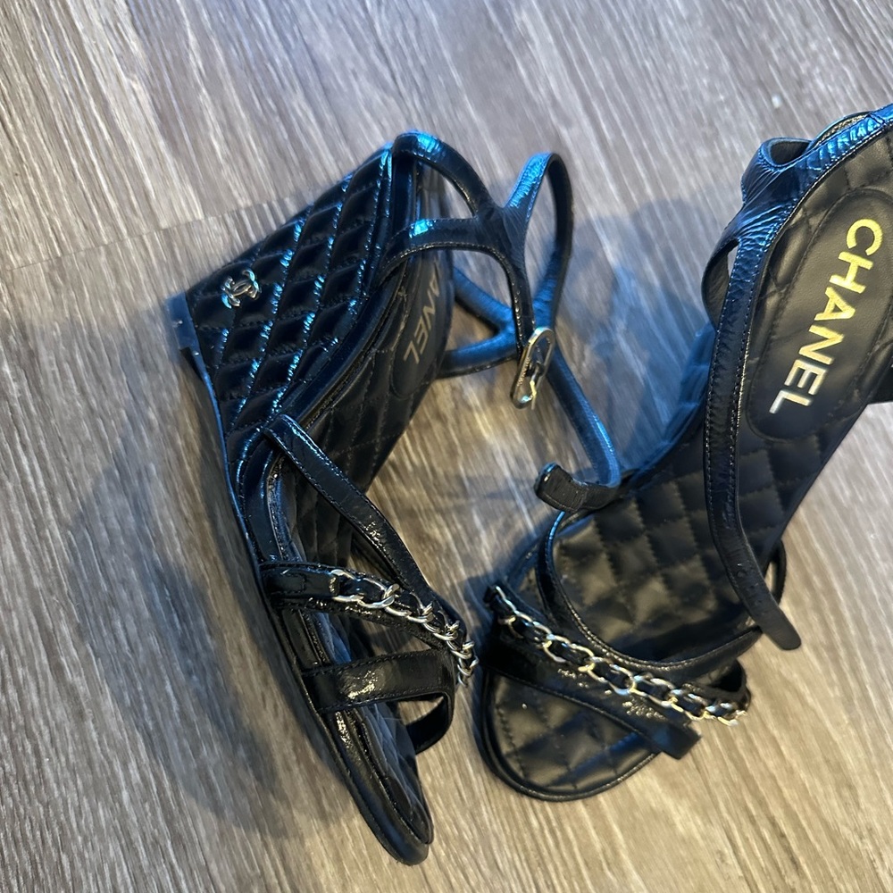 Chanel wedges